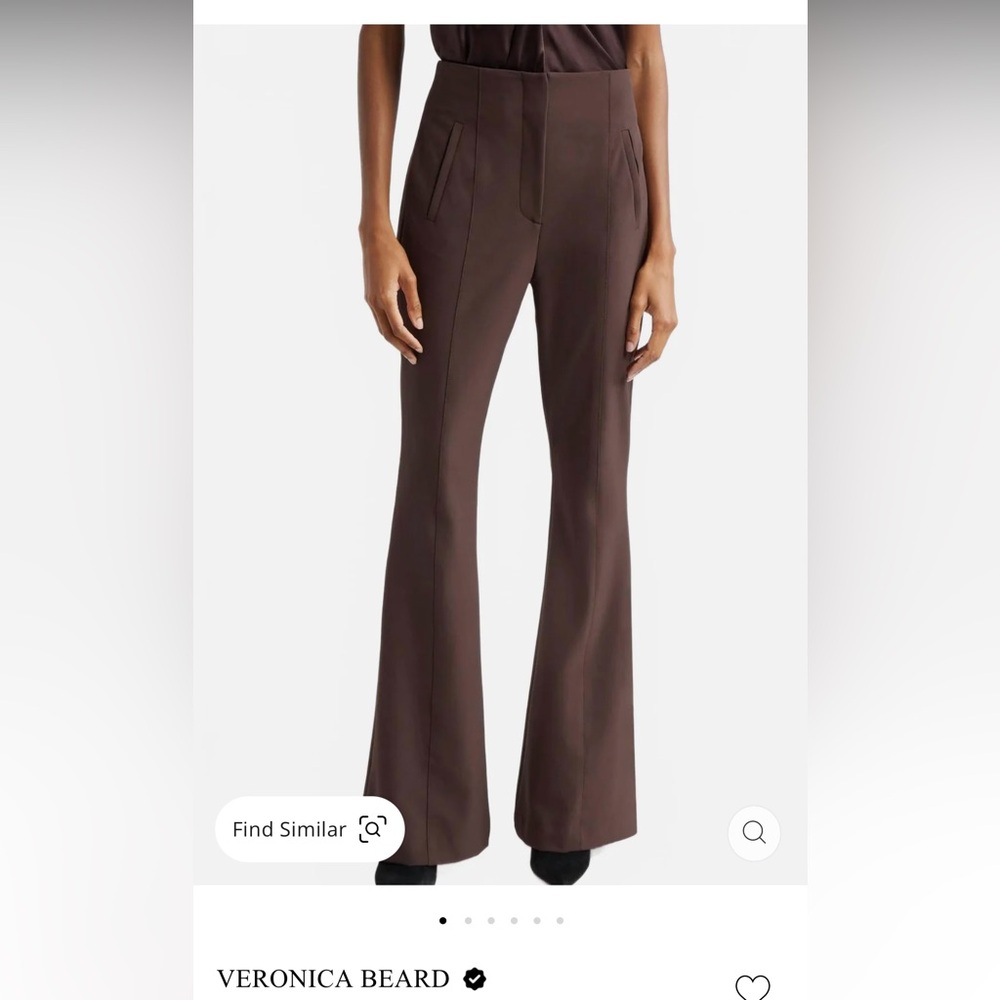 Veronica Beard Chocolate Flare Pants
